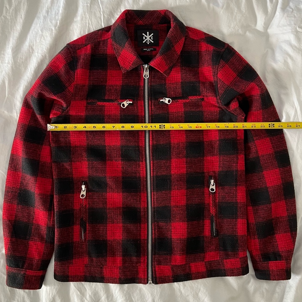 Kill City Red Buffalo Plaid Jacket Medium